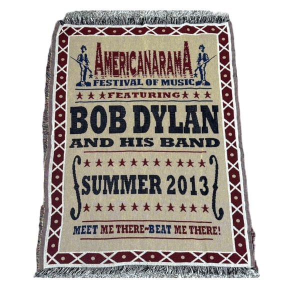 bob dylan Bedding Bob Dylan X Vintage Blanket Throw From 23